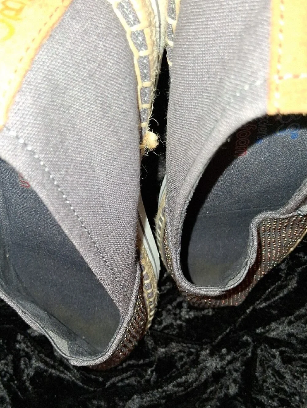 BOBS from Skechers Metallic Slip On Espadrille Style With Memory Foam NWOT